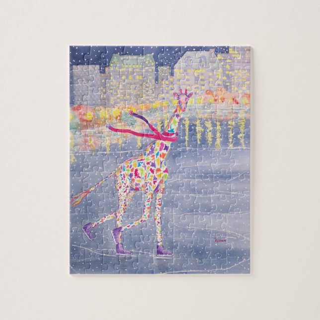 Annabelle sur le puzzle de glace (Vertical)