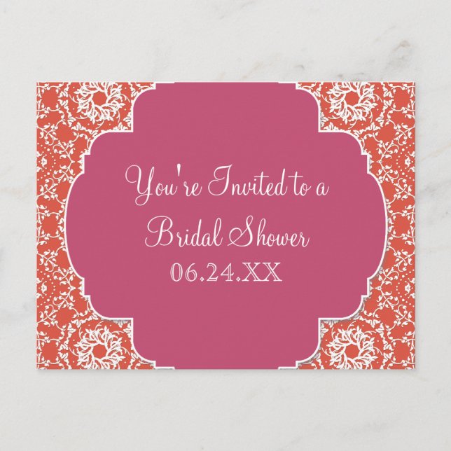 AnnaLiese Damask - Tangerine n Invitation Watermel (Devant)