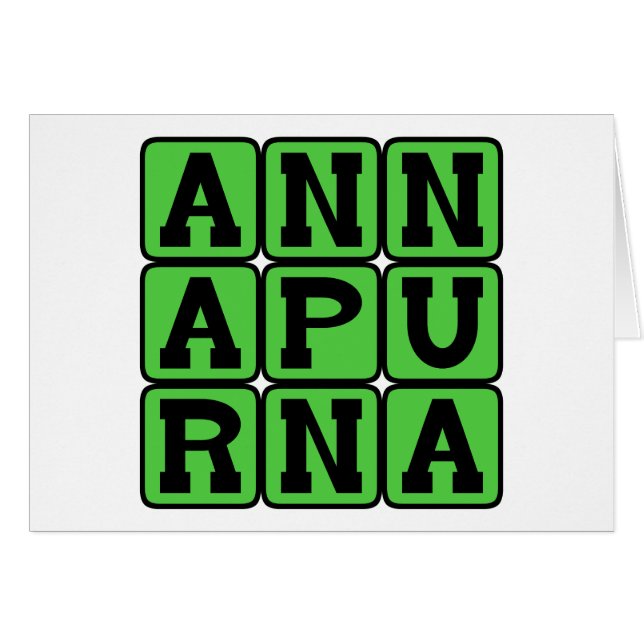 Annapurna, chaîne de montagnes au Népal (Devant horizontal)