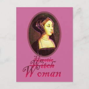 Anne Boleyn - Carte postale femme