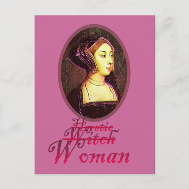 Anne Boleyn - Carte postale femme (Devant)
