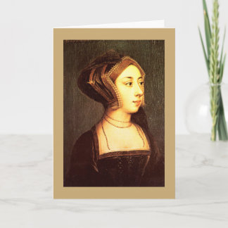 Anne Boleyn épouse Henry VIII Carte de voeux
