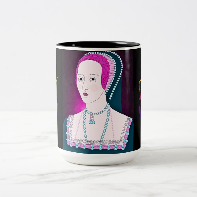 Anne Boleyn Neon Mug (Centre)