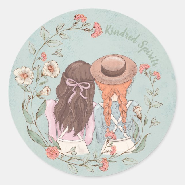 Anne of Green Gables Kindred Spirit sticker (Devant)