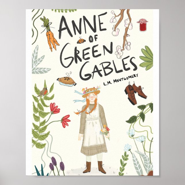 Anne of Green Gables L.M Montgomery Poster (Devant)