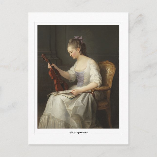 Anne Vallayer-Coster #3 - Carte postale d'art (Devant)