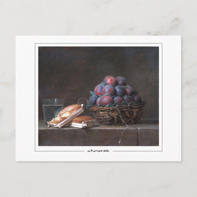 Anne Vallayer-Coster #4 - Carte postale d'art (Devant)