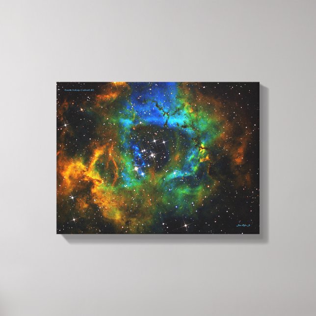 Anneau de Dieu - Rosette Nebula - Petite toile (Recto)