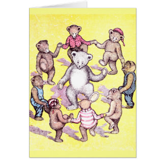 Anneau de jeu de nounours autour du Rosie