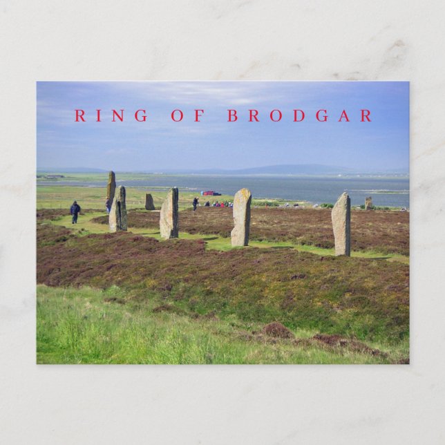 Anneau de la carte postale vue Brodgar (Devant)