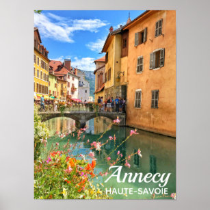 Annecy - Affiche Haute-Savoie