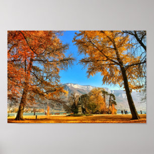 Annecy en Automne, Haute-Savoie, Poster des Alpes