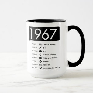 année 1967-Great (15 onces.) Tasse de café