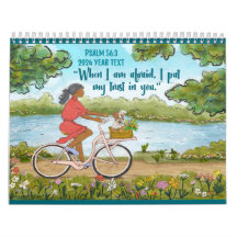 Année 2024 Texte Ps 56:3 Calendrier