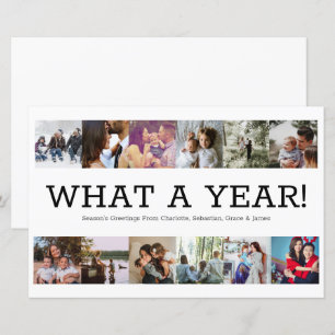 Année BUDGÉTAIRE En Revue Photo Noël Personnalisé