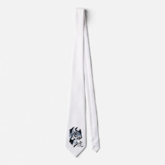 Année chinoise de la cravate blanche minimale