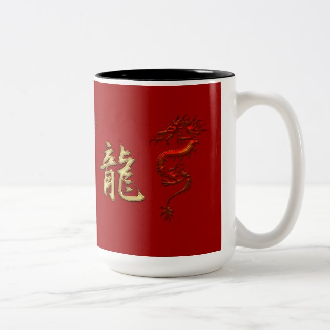 Année chinoise de la Mug du concepteur de dragons (Droit)