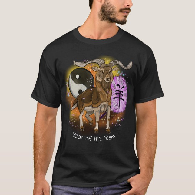 Année chinoise du T-shirt bélier (Devant)