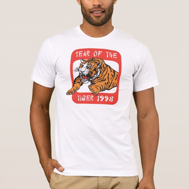 Année chinoise du T-shirts du tigre 1998 (Devant)