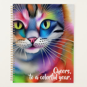 Année colorée Planificateur de chats