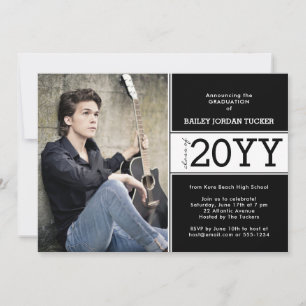 Année de classe Photo Graduation Party Invitation