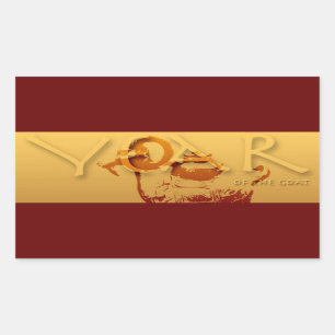 Année de la chèvre Année chinoise Sticker Zodiac R