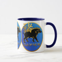 Année des tasses Porc-Noires de symbole de verrat