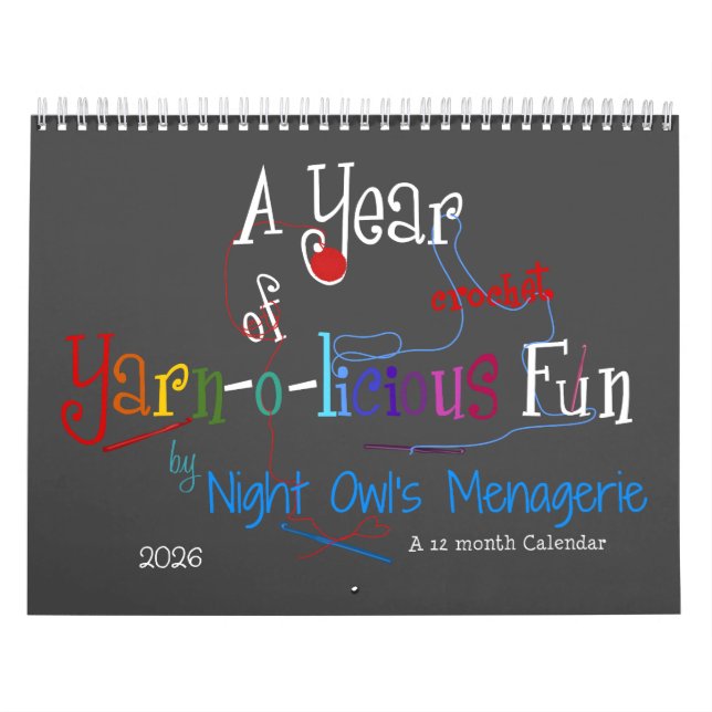 Année du calendrier amusant Crochet-Fun Yarn-o-lic (Protection)