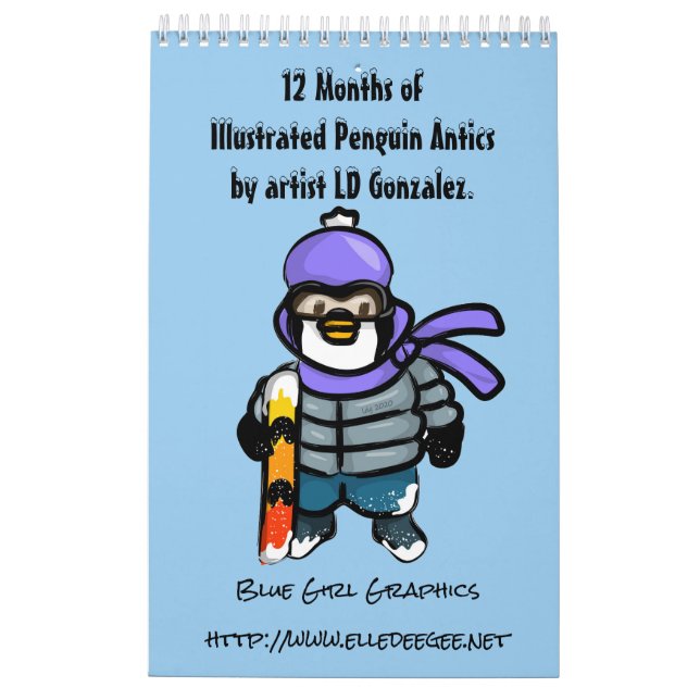 Année du calendrier des pingouins (Dos)