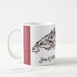 Année Du Chat Kitty Ink Dessin Mug