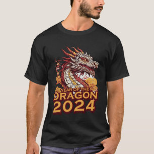 Année du dragon 2024 T-shirts hommes, dragon