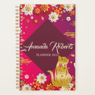 Année Du Planificateur De Fleurs Cat 2024