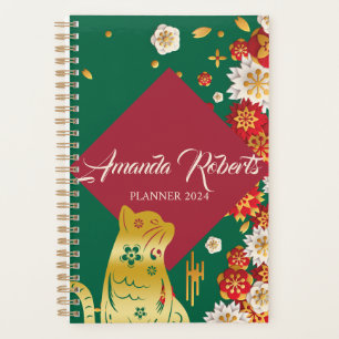 Année Du Planificateur De Fleurs Cat 2024
