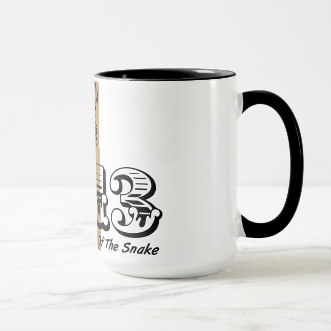 Année du serpent 2013 Mug (Droite)