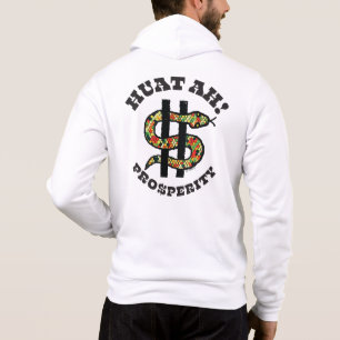 Année du serpent "Huat Ah!" Sweat à capuche