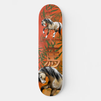 Année Du Skateboard À Cheval