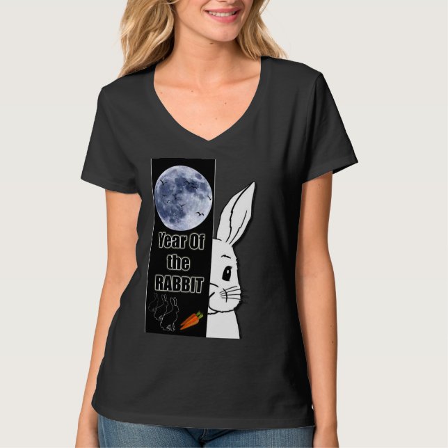 Année Du T-shirt Rabbit (Devant)