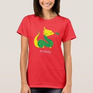 Année du T-shirt rouge dragon