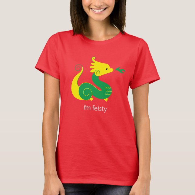 Année du T-shirt rouge dragon (Devant)