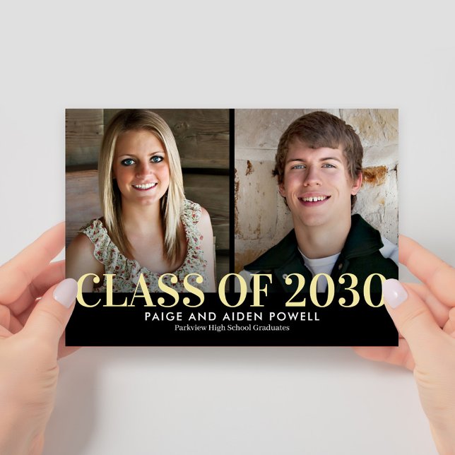 Année Finale Editable Colour Graduation Invitation (Créateur téléchargé)