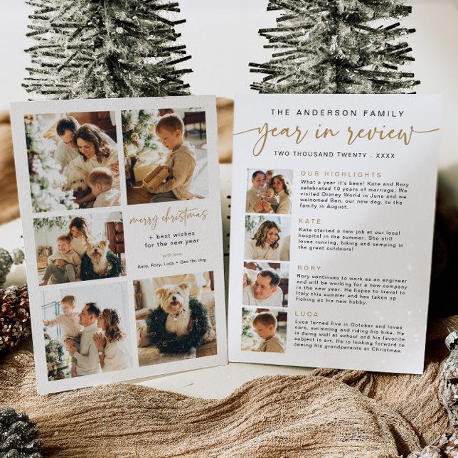 Année moderne en révision Carte de famille Nouvell (Créateur téléchargé)