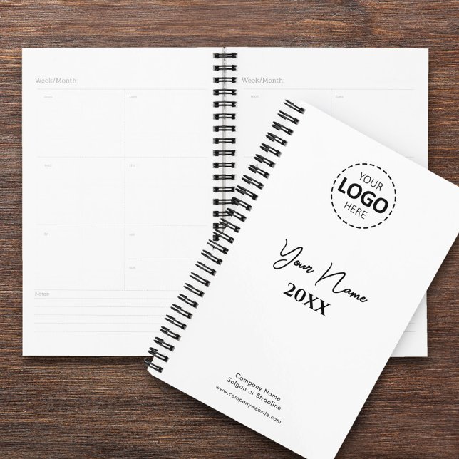 Année personnalisée, logo, nom et texte, journal b (Créateur téléchargé)