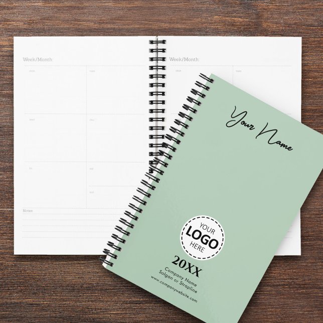 Année personnalisée, logo, nom et texte, journal e (Créateur téléchargé)