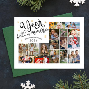 Année Pleine de souvenirs Collage photo Année en r