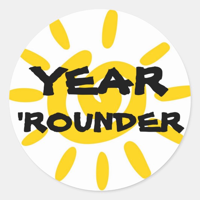 ANNÉE 'ROUNDER STICKER (Devant)