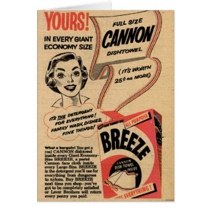 Années 1950 Vintage poudre de lessive Advert