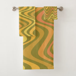 Années 60 les années 70 Abstraites Lignes Motif 