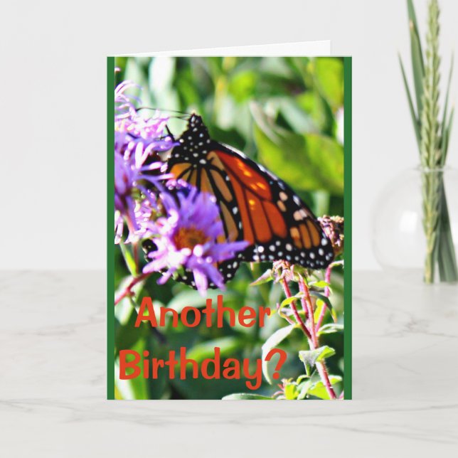 Années Vraiment Flutterby Carte Avec Papillon (Devant)