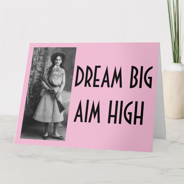 Annie Oakley BIRTHDAY Cowgirl Cartes (Devant)