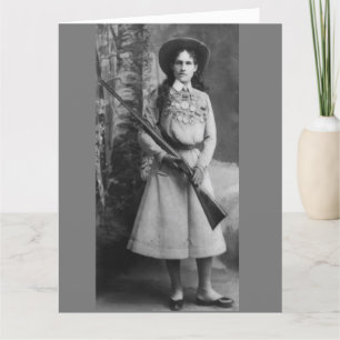 ANNIE OAKLEY HEUREUSE CARTE D'ANNIE SURDIMENSIONNÉ